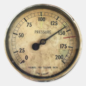 蒸気機関車 ラウンドシール (正面)