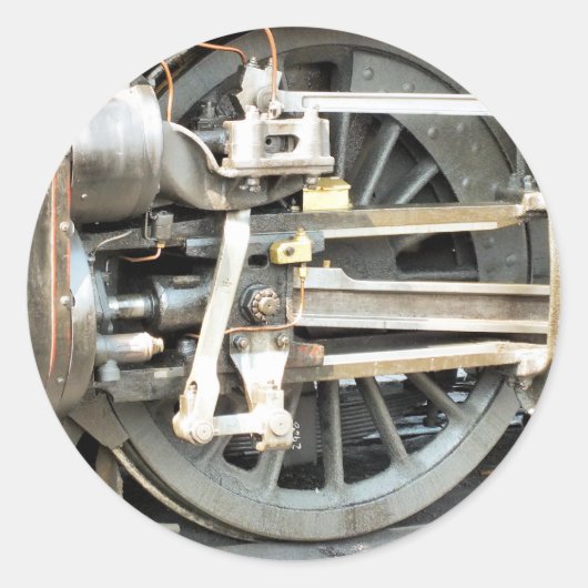 蒸気機関車 ラウンドシール (正面)