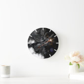 蒸気機関車 ラウンド壁時計 (ホーム)