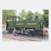 蒸気機関車 ラッピングペーパーシート (正面)
