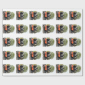 蒸気機関車 ラッピングペーパー (フラット)