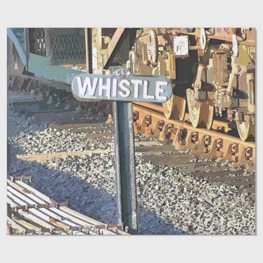 蒸気機関車 ラッピングペーパー (フラット)