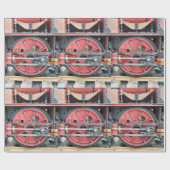 蒸気機関車 ラッピングペーパー (フラット)