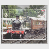 蒸気機関車 ラッピングペーパー (フラット)