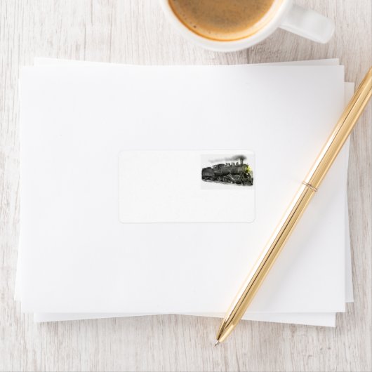 蒸気機関車 ラベル (インサイチュ)