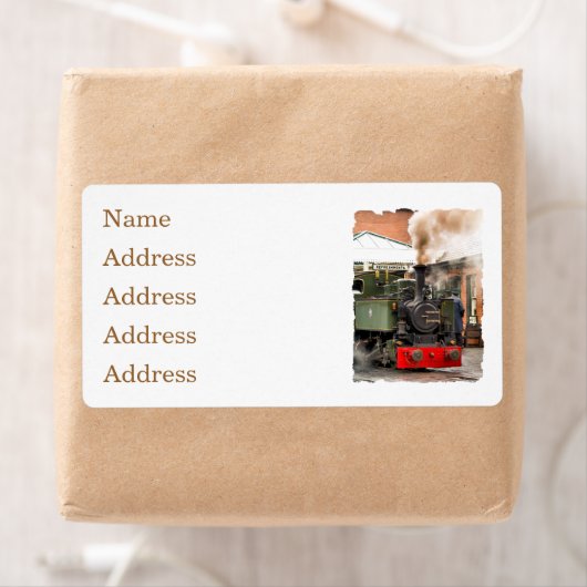 蒸気機関車 ラベル (インサイチュ)