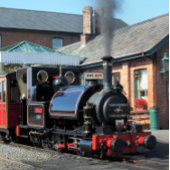 蒸気機関車 ラージペーパーバッグ