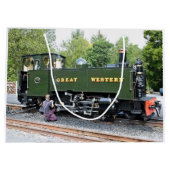 蒸気機関車 ラージペーパーバッグ (裏面)