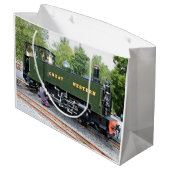 蒸気機関車 ラージペーパーバッグ (裏面アングル)