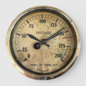 蒸気機関車 ラージ壁時計 (正面)