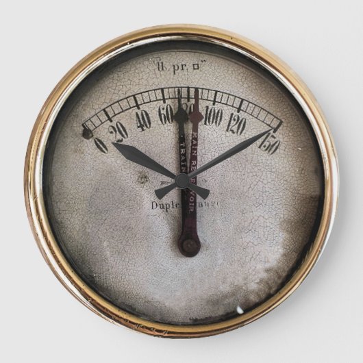 蒸気機関車 ラージ壁時計 (正面)