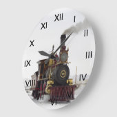 蒸気機関車 ラージ壁時計 (傾斜)