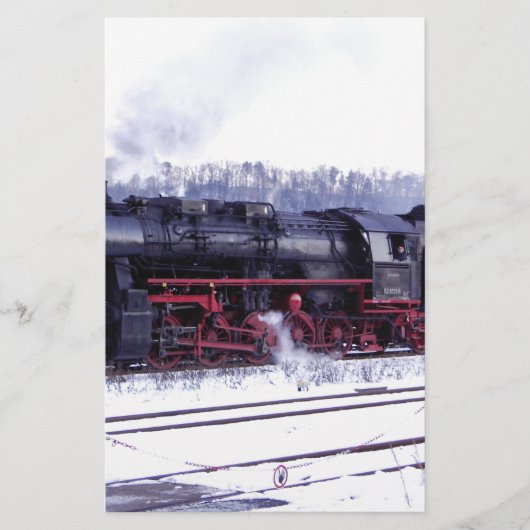 蒸気機関車 便箋 (正面)