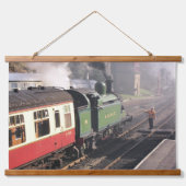 蒸気機関車 吊り下げ型タペストリー (正面)