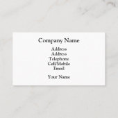 蒸気機関車 名刺 (裏面)