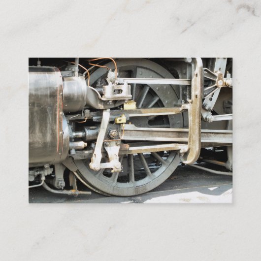 蒸気機関車 名刺 (正面)