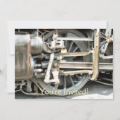 蒸気機関車 招待状 (正面)