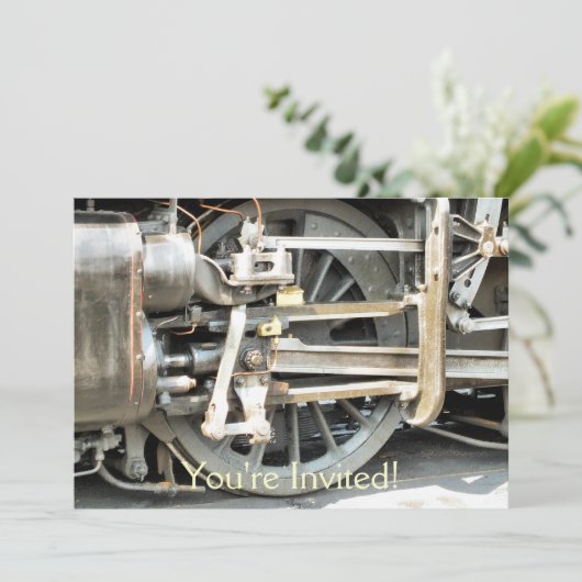 蒸気機関車 招待状 (スタンド正面)