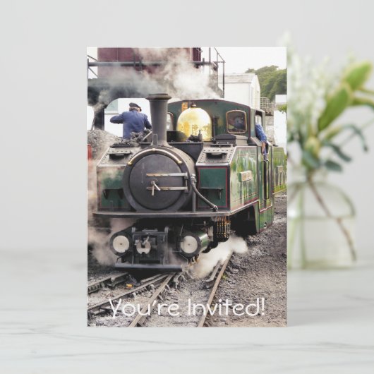 蒸気機関車 招待状 (スタンド正面)