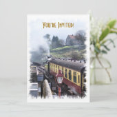 蒸気機関車 招待状 (スタンド正面)