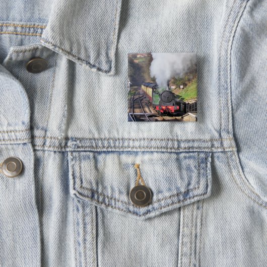 蒸気機関車 缶バッジ (インサイチュ)