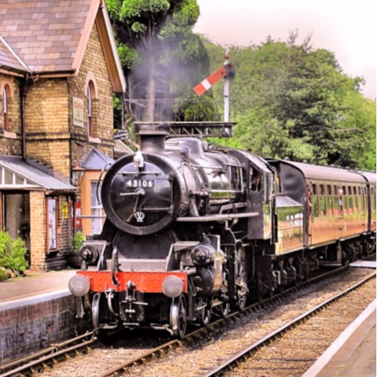 蒸気機関車 缶バッジ