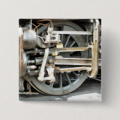 蒸気機関車 缶バッジ (正面)