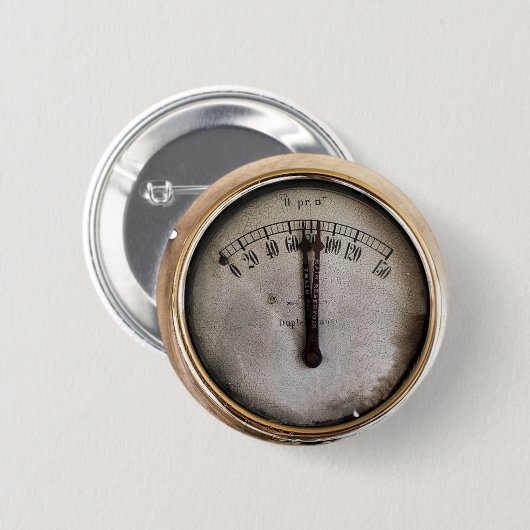 蒸気機関車 缶バッジ (正面&裏面)