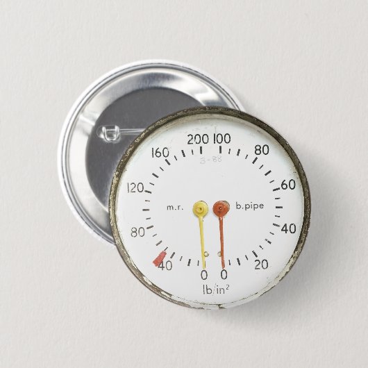 蒸気機関車 缶バッジ (正面&裏面)