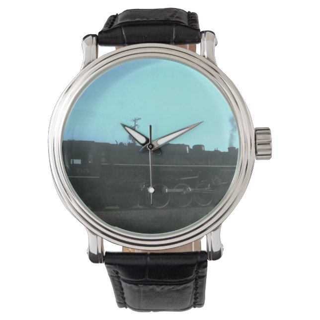 蒸気機関車 腕時計 (正面)