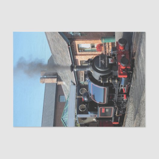 蒸気機関車 薄葉紙 (正面)