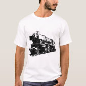 蒸気機関車 – 高コントラスト Tシャツ (正面)