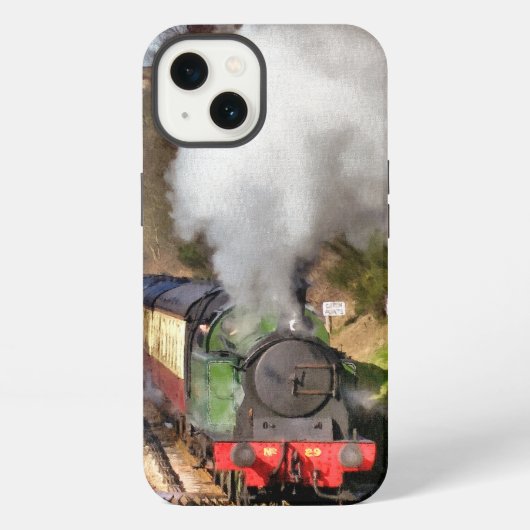 蒸気機関車 iPhoneケース (裏面)