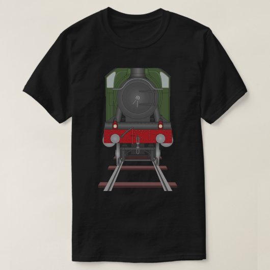 蒸気機関車 Tシャツ (デザイン正面)