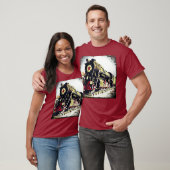 蒸気機関車 Tシャツ (ユニセックス)