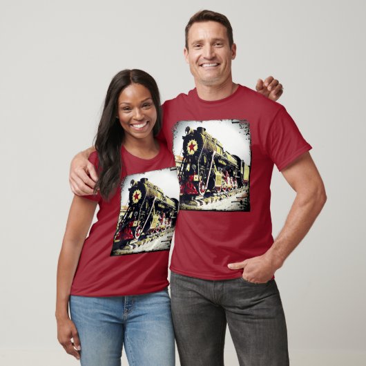 蒸気機関車 Tシャツ (ユニセックス)