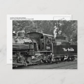 蒸気機関車Baldwin CumbresおよびToltec ポストカード (正面/裏面)