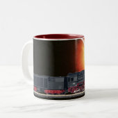 蒸気機関車BR 53ボルシグマグ ツートーンマグカップ (正面左)