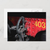 蒸気機関車Le Mastrou 403蒸気機関はがき ポストカード (正面/裏面)