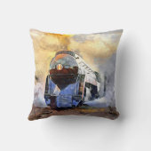 蒸気機関車N&W 611蒸気機関車 クッション (裏面)