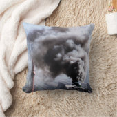 蒸気機関車UK クッション (ブランケット)