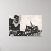蒸気機関 キャンバスプリント (正面)