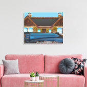 蒸気機関 キャンバスプリント (インサイチュ (リビング))