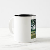 蒸気機関 ツートーンマグカップ (正面左)