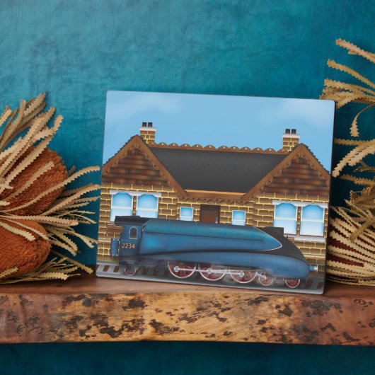 蒸気機関 フォトプラーク (側面)