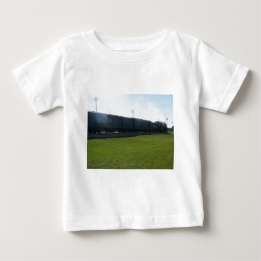 蒸気機関 ベビーTシャツ (正面)