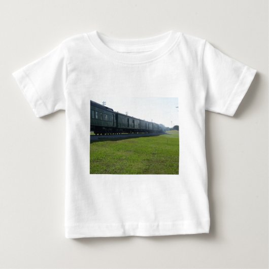 蒸気機関 ベビーTシャツ (正面)