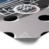 蒸気機関 ポスター (角)