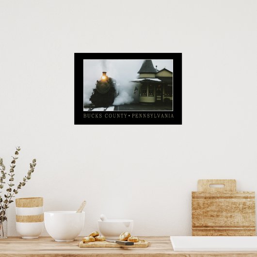 蒸気機関 ポスター (キッチン)