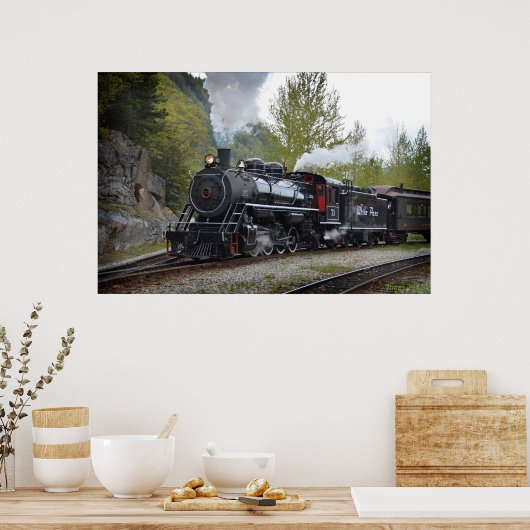 蒸気機関 ポスター (キッチン)